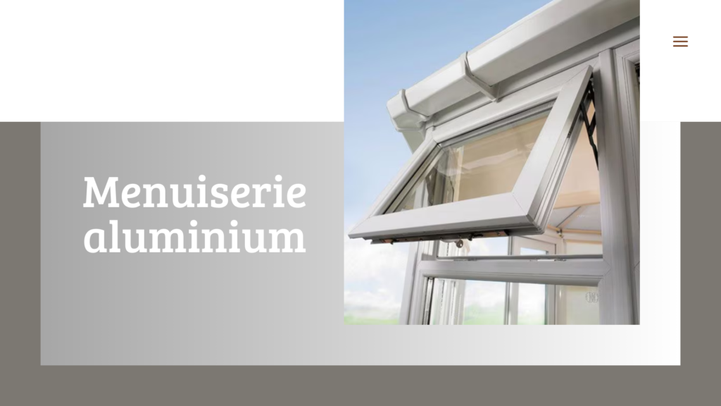 Menuiserie aluminium